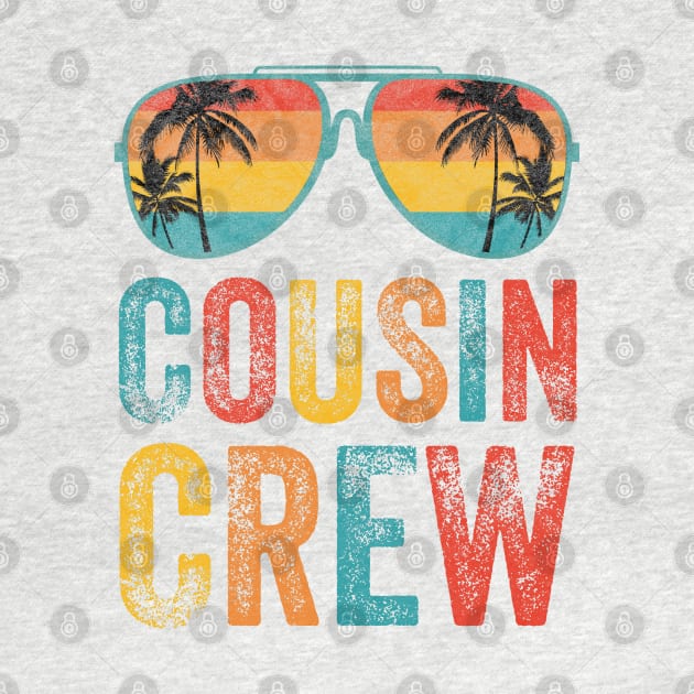 Cousin Crew Beach Retro Aviator Sunglasses by Duds4Fun